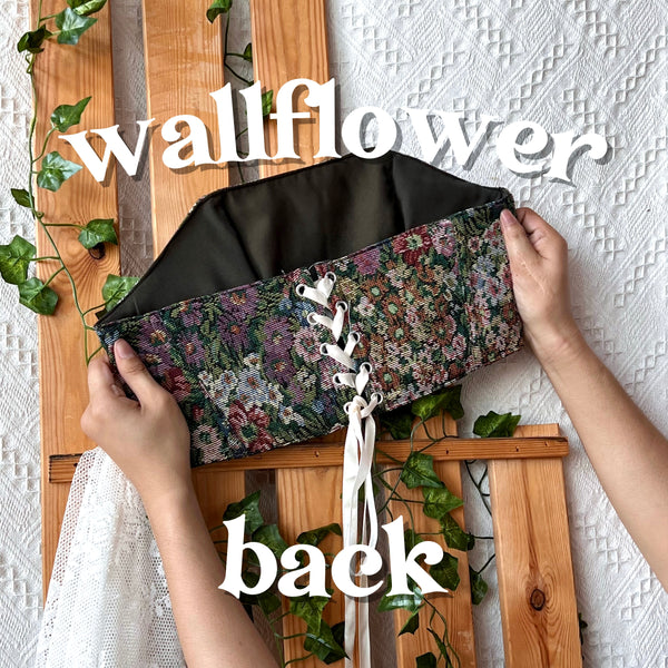 Tapestry Strapless Corset - Wallflower