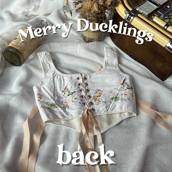 Cottagecloth Strap Corset - Merry Ducklings