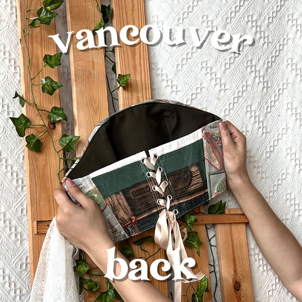 Cottagecloth Tea Towel Corset - Vancouver (CAA)