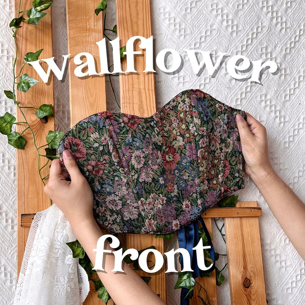 Tapestry Sweetheart Strapless Corset - Wallflower