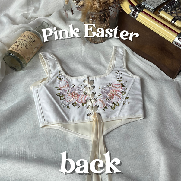 Cottagecloth Strap Corset - Pink Easter