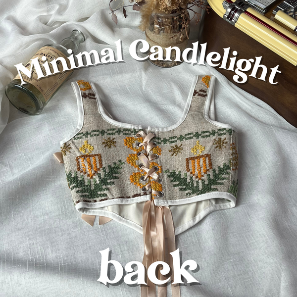 Cottagecloth Strap Corset - Minimal Candlelight