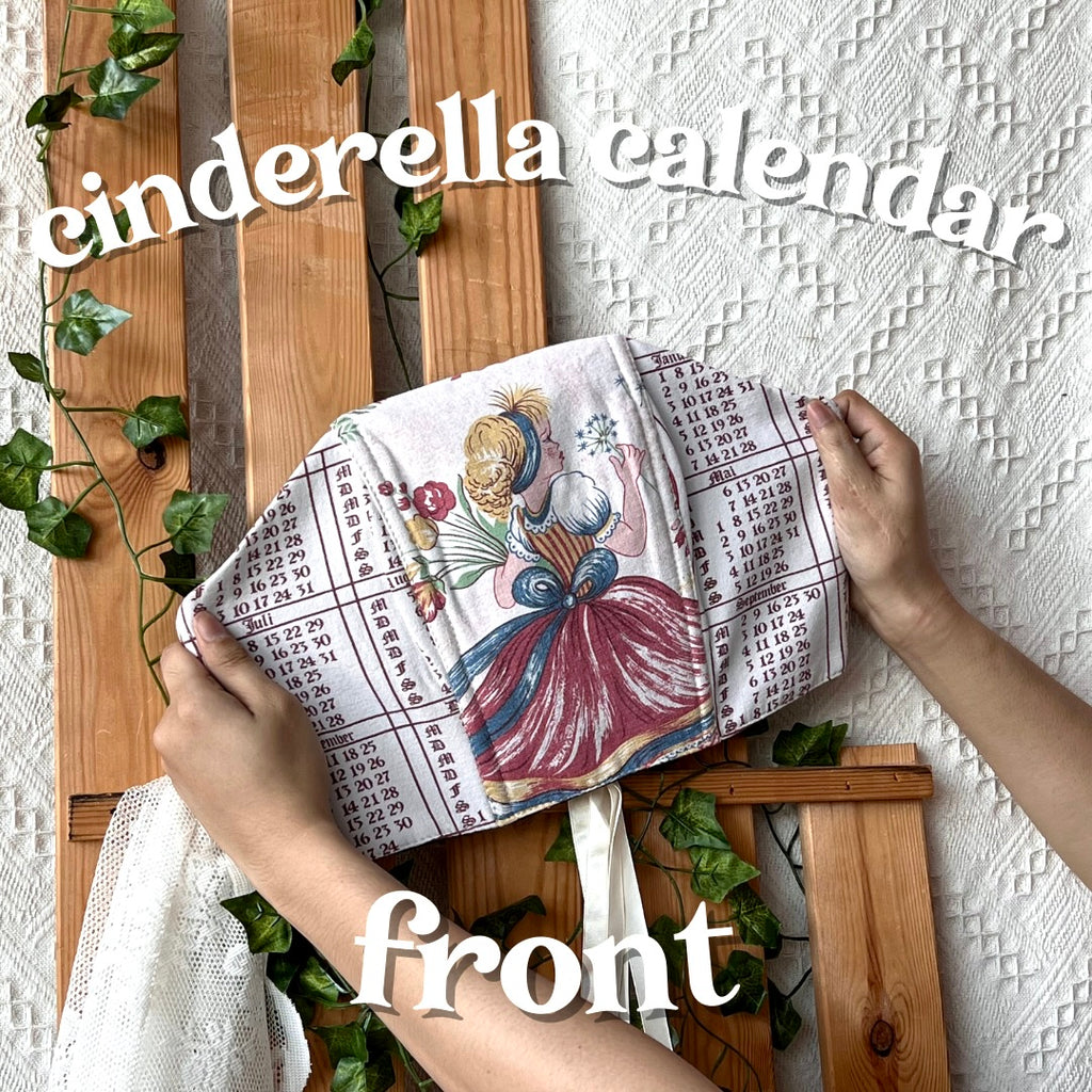Cottagecloth Tea Towel Corset - Cinderella Calendar