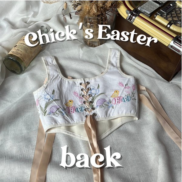 Cottagecloth Strap Corset - Chick's Easter