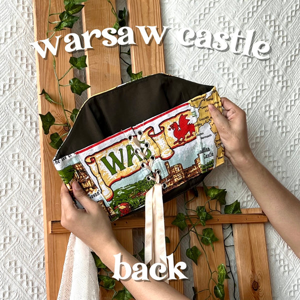 Cottagecloth Tea Towel Corset - Warsaw Castle (CCE)
