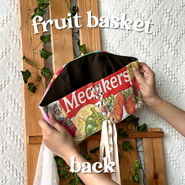 Cottagecloth Tea Towel Corset - Fruit Basket