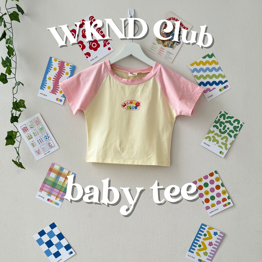 WKND Club Baby Tee - Baby Pink