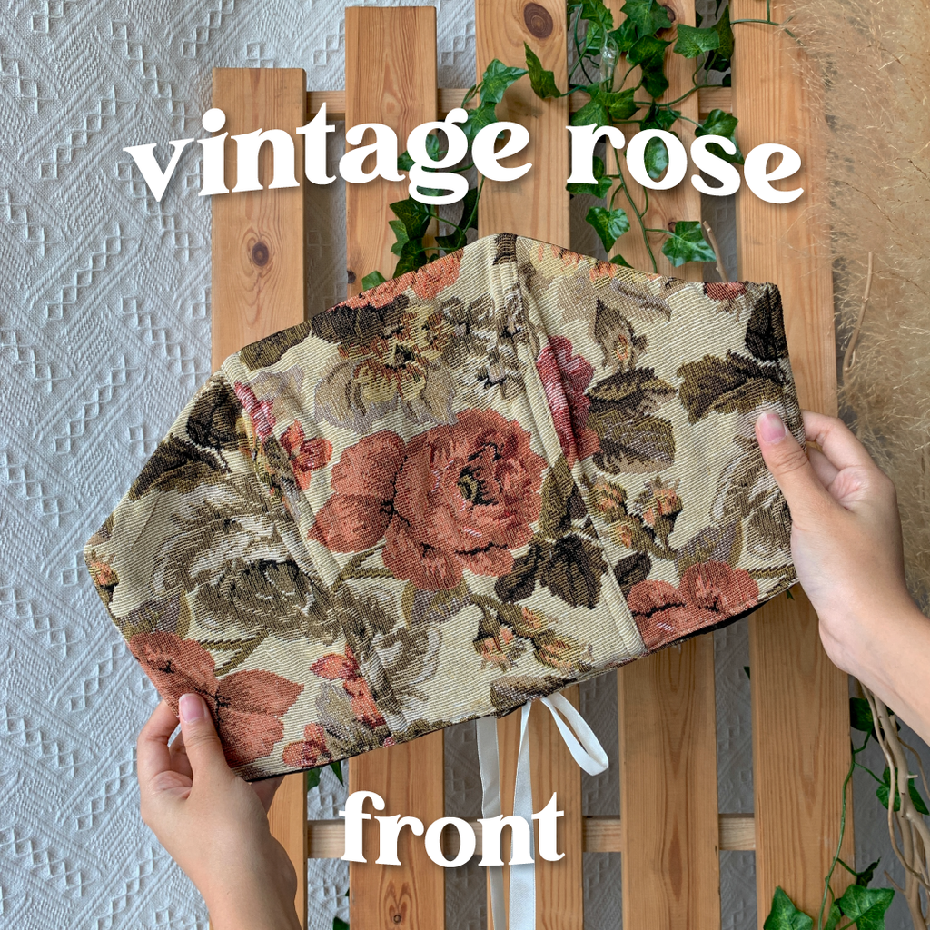 Tapestry Strapless Corset - Vintage Rose